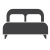 double bed icon